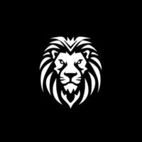 lion, noir et blanc vecteur illustration