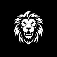 lion, noir et blanc vecteur illustration