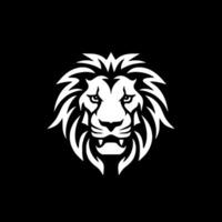 Lion - minimaliste et plat logo - vecteur illustration