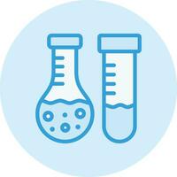 illustration de conception d'icône de vecteur de test de laboratoire