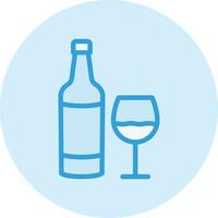 illustration de conception icône vecteur bouteille de vin