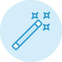 illustration de conception d'icône de vecteur d'outil magique