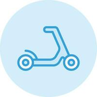 illustration de conception d'icône de vecteur de scooter