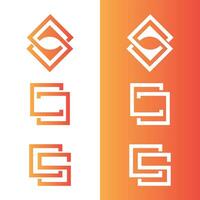 géométrique forme signe minimal concept logo collection conception vecteur