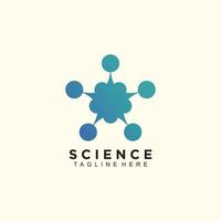 science logo modèle conception vecteur