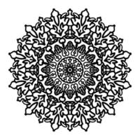 mandalas pour cahier de coloriage. ornements ronds décoratifs. éléments décoratifs vintage. motif oriental, illustration vectorielle. mandala pour henné, mehndi, tatouage, décoration vecteur