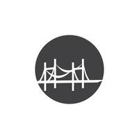 pont logo modèle vecteur icône illustration