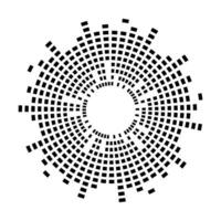 abstrait égaliseur la musique du son vague cercle vecteur icône symbole. logo conception, rond ligne icône, cercle article, éléments arrière-plan, illustration