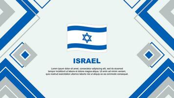 Israël drapeau abstrait Contexte conception modèle. Israël indépendance journée bannière fond d'écran vecteur illustration. Israël Contexte