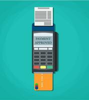 moderne pos Paiement Terminal vecteur