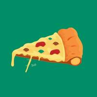 tranche Pizza vecteur illustration