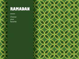 arabe modèle islamique Ramadan fond d'écran sans couture vecteur Contexte ornemental