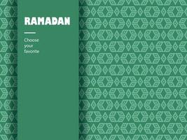 arabe modèle islamique Ramadan fond d'écran sans couture vecteur Contexte ornemental