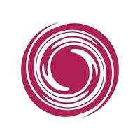 ouragan logo symbole abstrait icône vecteur illustrationtorsion ou tornade logo modèle