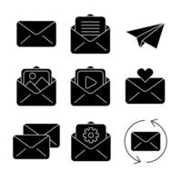 email remplir pack vecteur