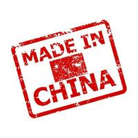 fabriqué dans Chine caoutchouc joint timbre. fabriqué caoutchouc joint, fabriqué dans Chine timbre grunge, chinois produire, vecteur illustration