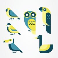 Oiseau Clipart Vecteur Pack