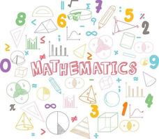 icône de police mathématique avec formule vecteur