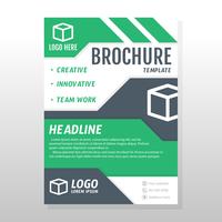 Conception de brochures commerciales vecteur