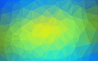 bleu clair, motif de triangle flou vectoriel jaune.