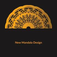 nouvelle conception de mandala vecteur