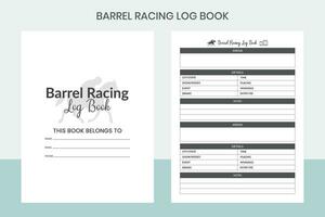 baril courses Journal livre pro modèle vecteur