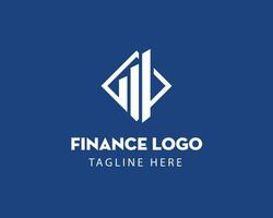 la finance logo consulter logo Créatif la finance logo bâtiment logo vecteur