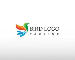 oiseau logo Couleur oiseau logo Créatif oiseau logo mouche oiseau logo vecteur