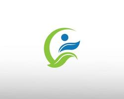 la nature gens logo actif logo sport logo vecteur