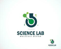 science laboratoire logo Créatif molécule conception concept la biologie vecteur