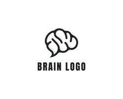 cerveau logo Créatif cerveau logo icône cerveau logo intelligent logo ligne Créatif cerveau vecteur