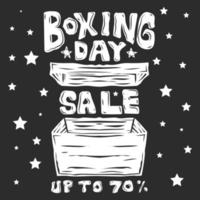 modèle de bannières de vente de boxe dessinés à la main vecteur