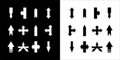 illustration vecteur graphique une ensemble de La Flèche Icônes