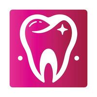 les dents dent logo conception vecteur illustration