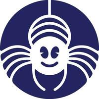 araignée logo conception vecteur