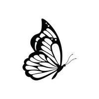 silhouettes papillons images noires papillons drôles vecteur