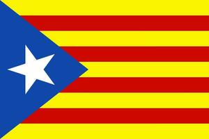 estelada blava symétrique vecteur