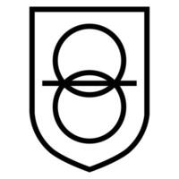 signe de symbole de transformateur d'isolement de sécurité vecteur