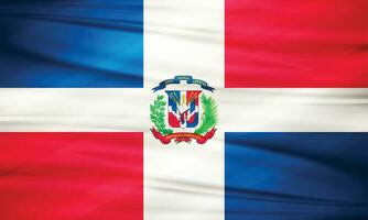 illustration de dominicain république drapeau et modifiable vecteur dominicain république pays drapeau