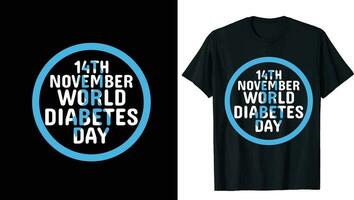 Diabète conscience ruban chemise, diabétique T-shirt, Diabète soutien tee, Diabète équipe correspondant à T-shirt, type 1 Diabète tee, diabétique cadeau, bleu ruban chemise, type 1 T-shirt vecteur