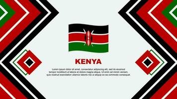 Kenya drapeau abstrait Contexte conception modèle. Kenya indépendance journée bannière fond d'écran vecteur illustration. Kenya conception
