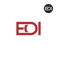 lettre eoi monogramme logo conception vecteur