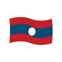 Laos drapeau icône vecteur modèle