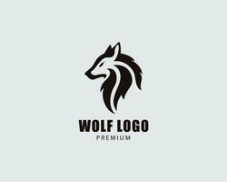 Loup logo Créatif tribal tête Loup vecteur animal marque