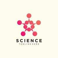 science logo modèle conception vecteur