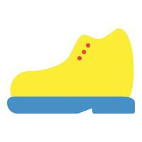 chaussure icône ou logo illustration plat Couleur style vecteur