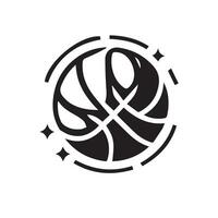 basketball icône parfait pour logos, Statistiques et infographies. vecteur