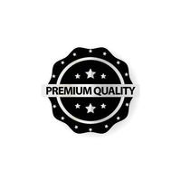 insigne de qualité premium étiquette étiquette vecteur modèle illustration de conception