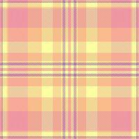 en tissu vérifier plaid de texture vecteur tartan avec une textile sans couture Contexte modèle.