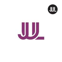 lettre juil monogramme logo conception vecteur